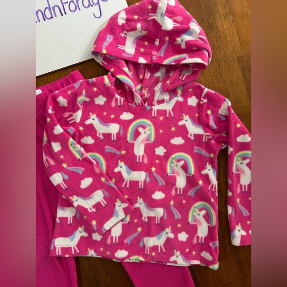 Unicorn Rainbow Fleece Hoodie & Pants Set | 4T | The Children’s Place - Picture 2 of 6
